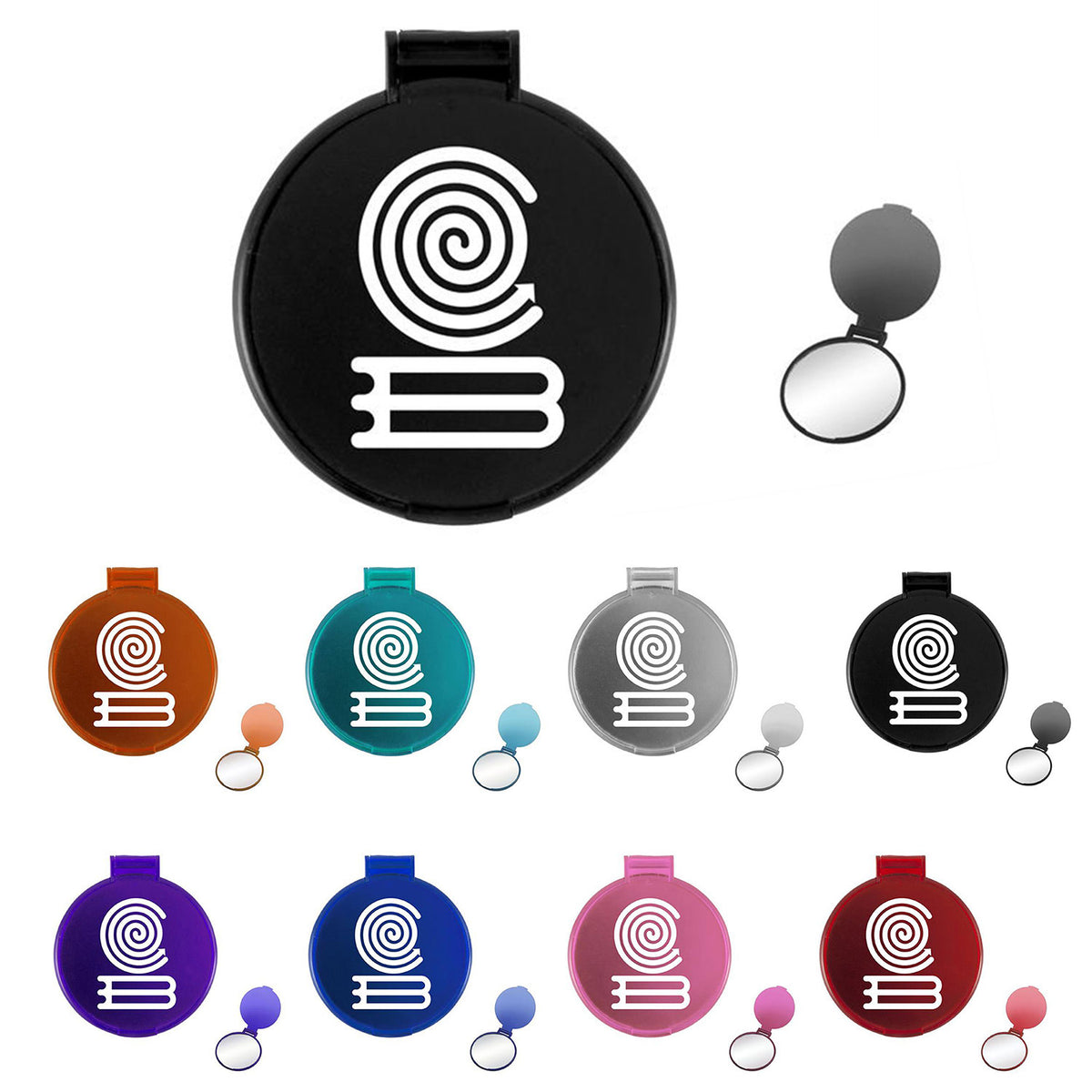 Magic Round Folding Compact Mirror