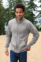 Port & Co™ Core Fleece Cadet Full-Zip Sweatshirt