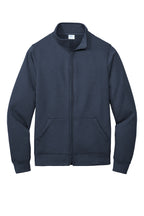 Port & Co™ Core Fleece Cadet Full-Zip Sweatshirt
