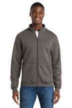 Port & Co™ Core Fleece Cadet Full-Zip Sweatshirt