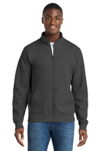 Port & Co™ Core Fleece Cadet Full-Zip Sweatshirt
