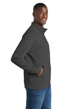 Port & Co™ Core Fleece Cadet Full-Zip Sweatshirt