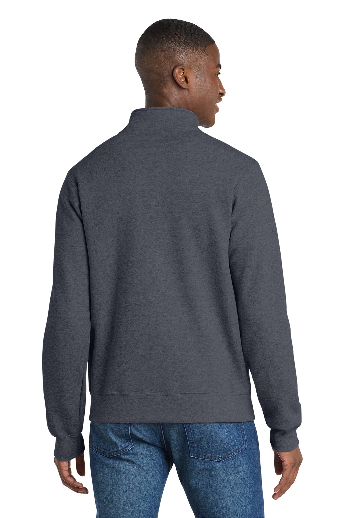 Port & Co™ Core Fleece Cadet Full-Zip Sweatshirt