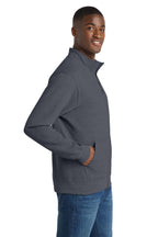 Port & Co™ Core Fleece Cadet Full-Zip Sweatshirt