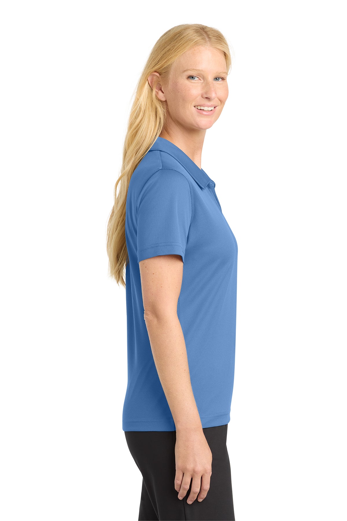 Sport-Tek® Women's Dri-Mesh® V-Neck Polo