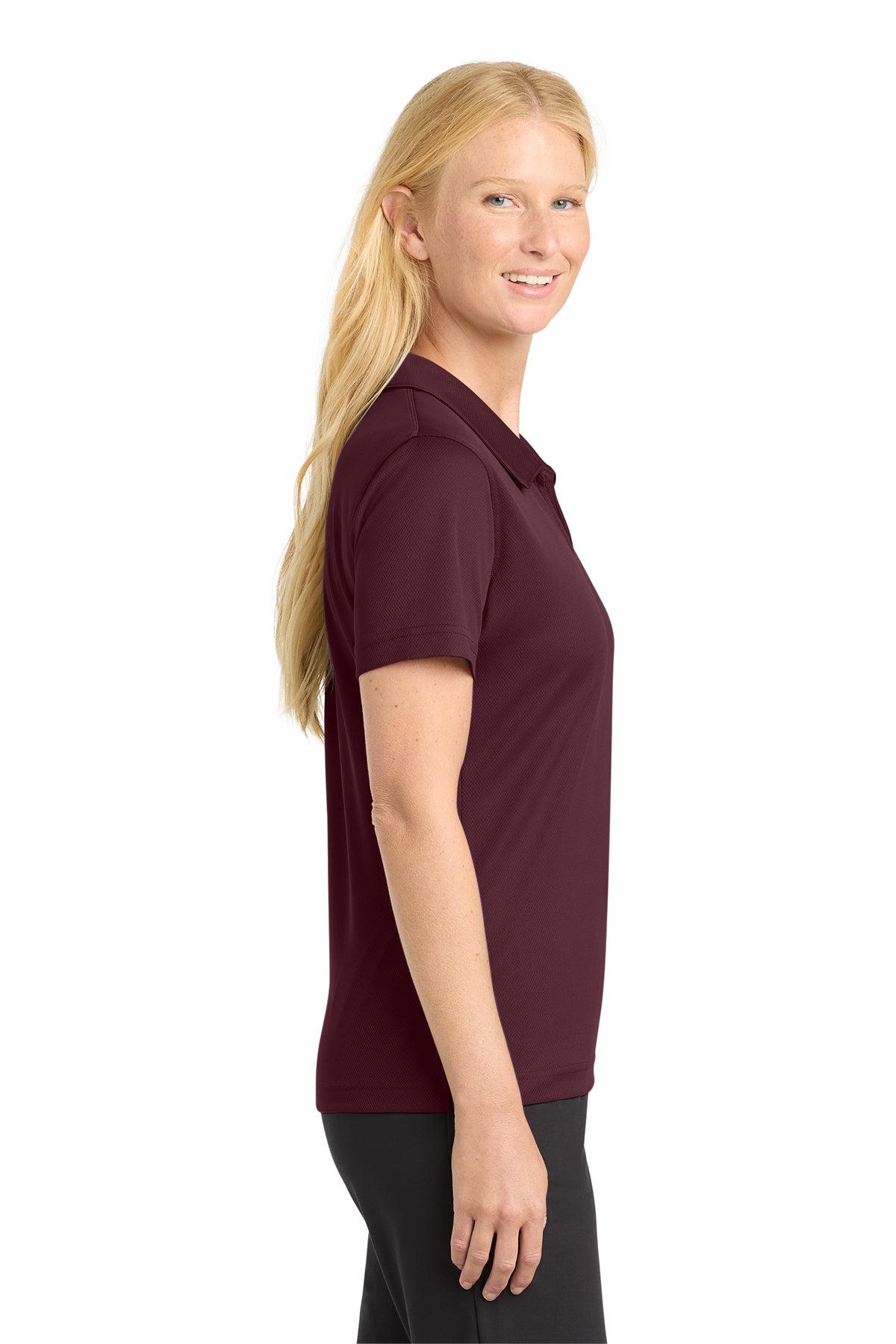 Sport-Tek® Women's Dri-Mesh® V-Neck Polo