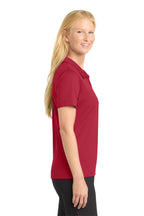 Sport-Tek® Women's Dri-Mesh® V-Neck Polo