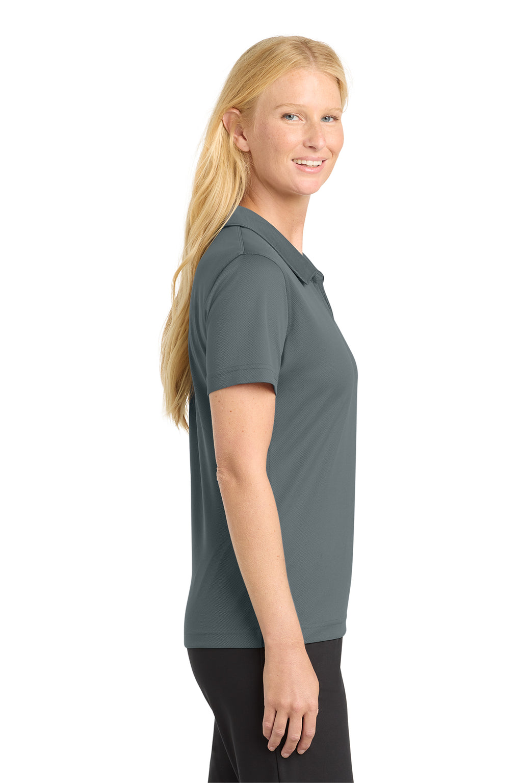 Sport-Tek® Women's Dri-Mesh® V-Neck Polo