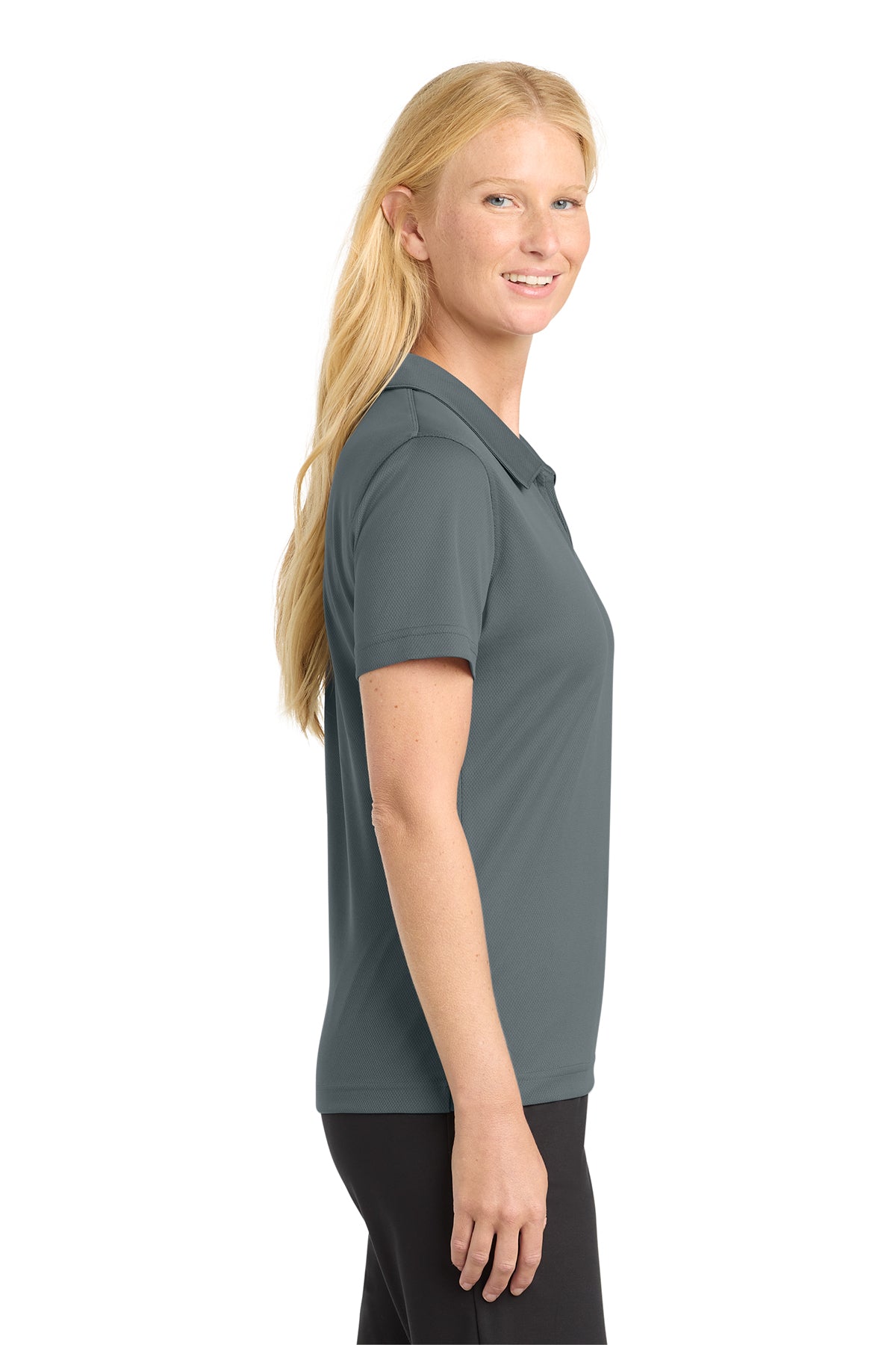 Sport-Tek® Women's Dri-Mesh® V-Neck Polo