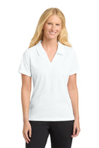 Sport-Tek® Women's Dri-Mesh® V-Neck Polo