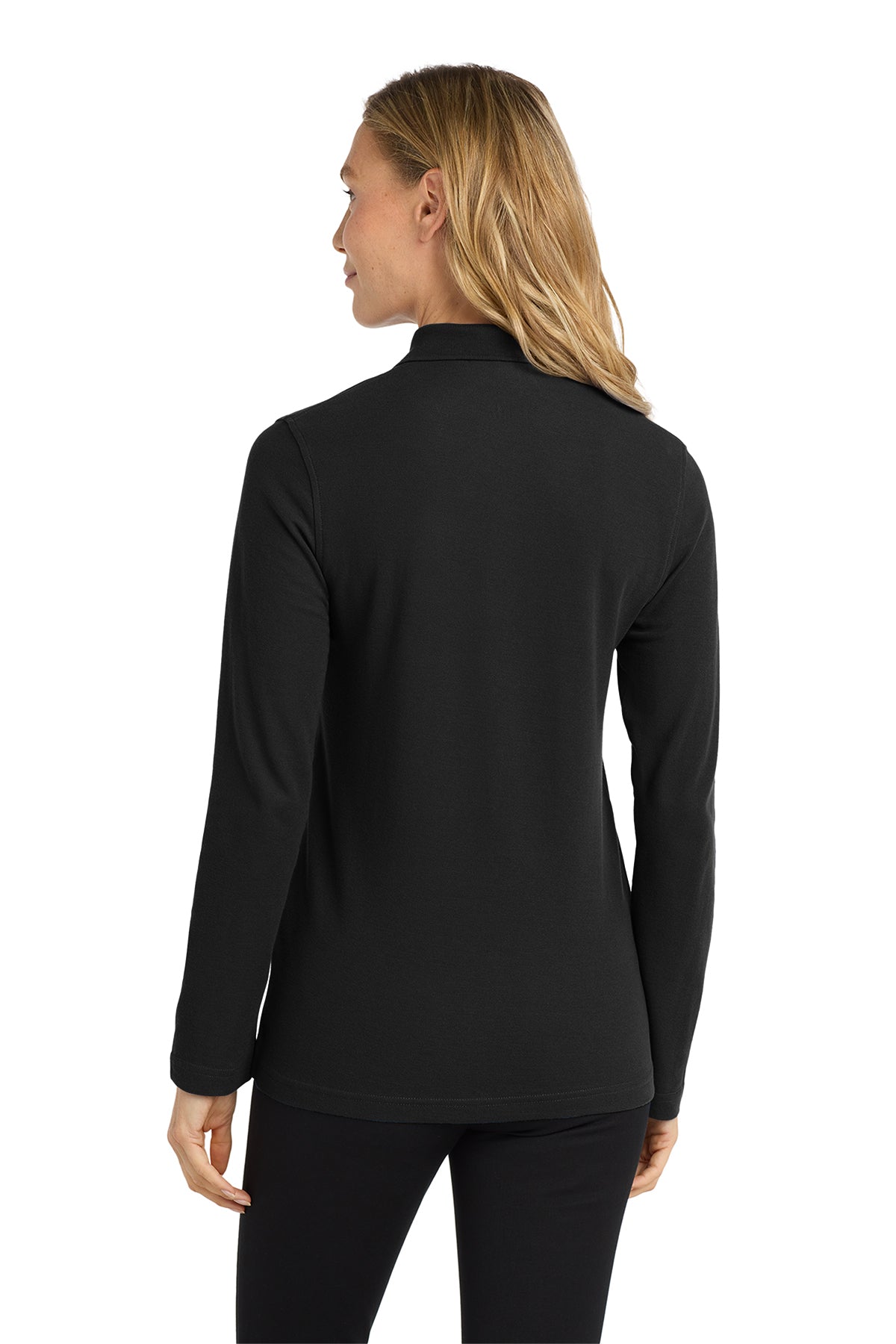 Port Authority® Women's Silk Touch™ Long Sleeve Polo
