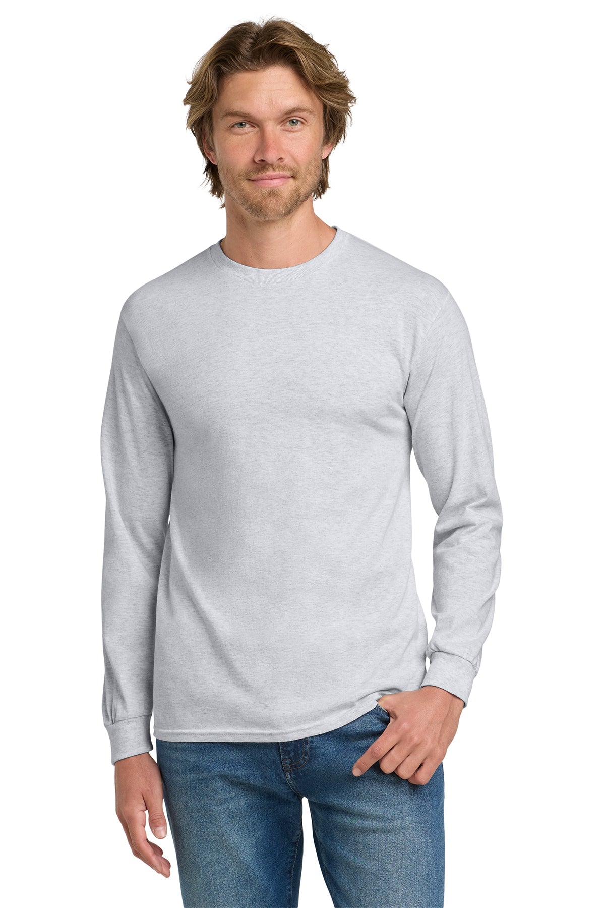Gildan® Heavy Cotton™ 100% Cotton Long Sleeve T-Shirt