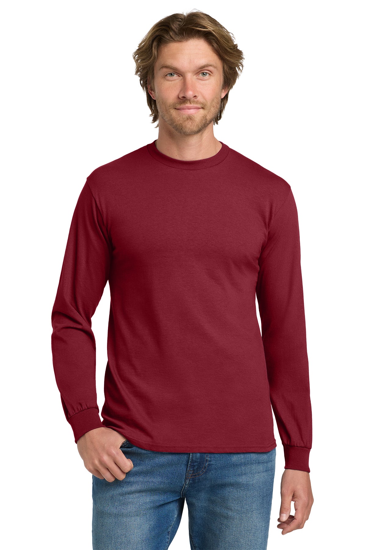 Gildan® Heavy Cotton™ 100% Cotton Long Sleeve T-Shirt