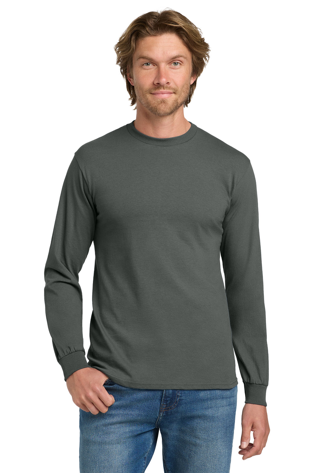 Gildan® Heavy Cotton™ 100% Cotton Long Sleeve T-Shirt