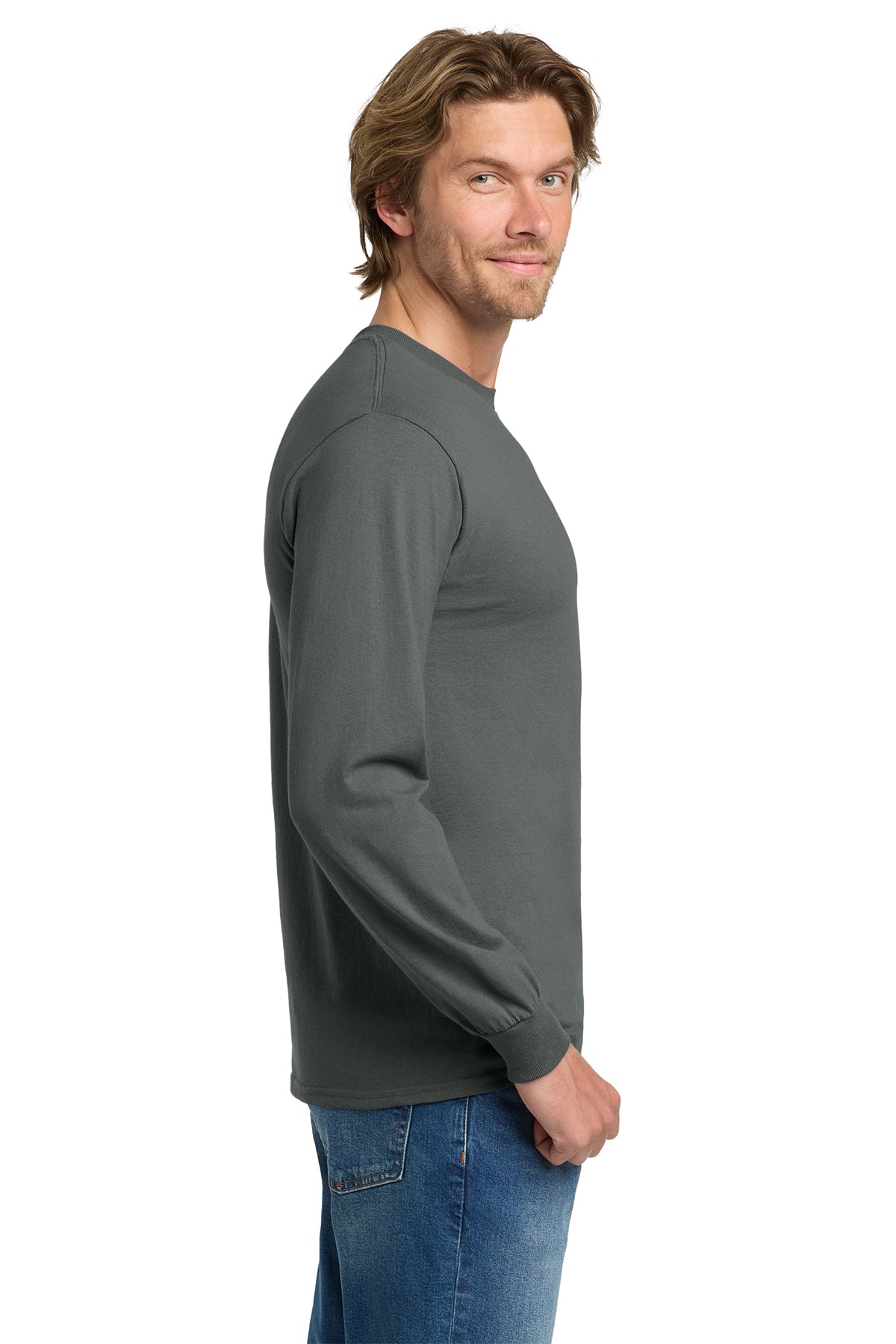 Gildan® Heavy Cotton™ 100% Cotton Long Sleeve T-Shirt