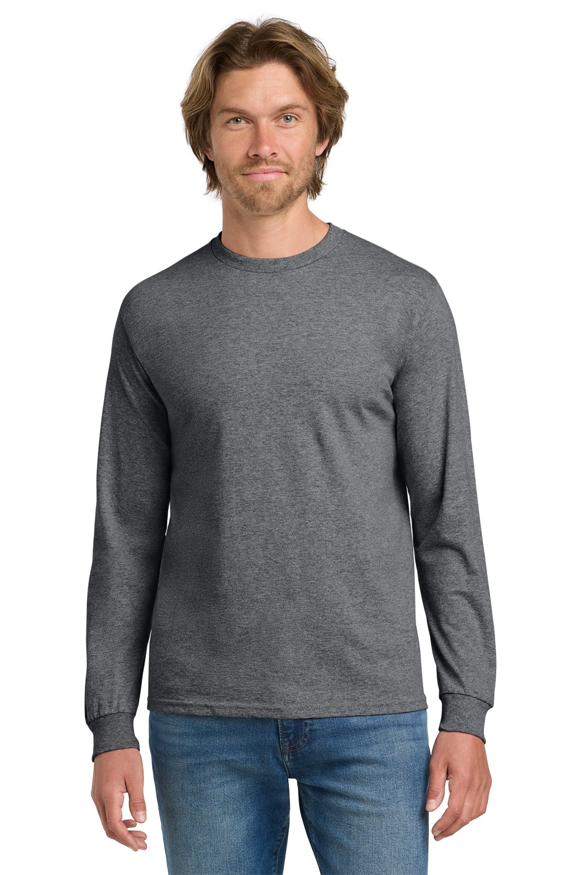 Gildan® Heavy Cotton™ 100% Cotton Long Sleeve T-Shirt