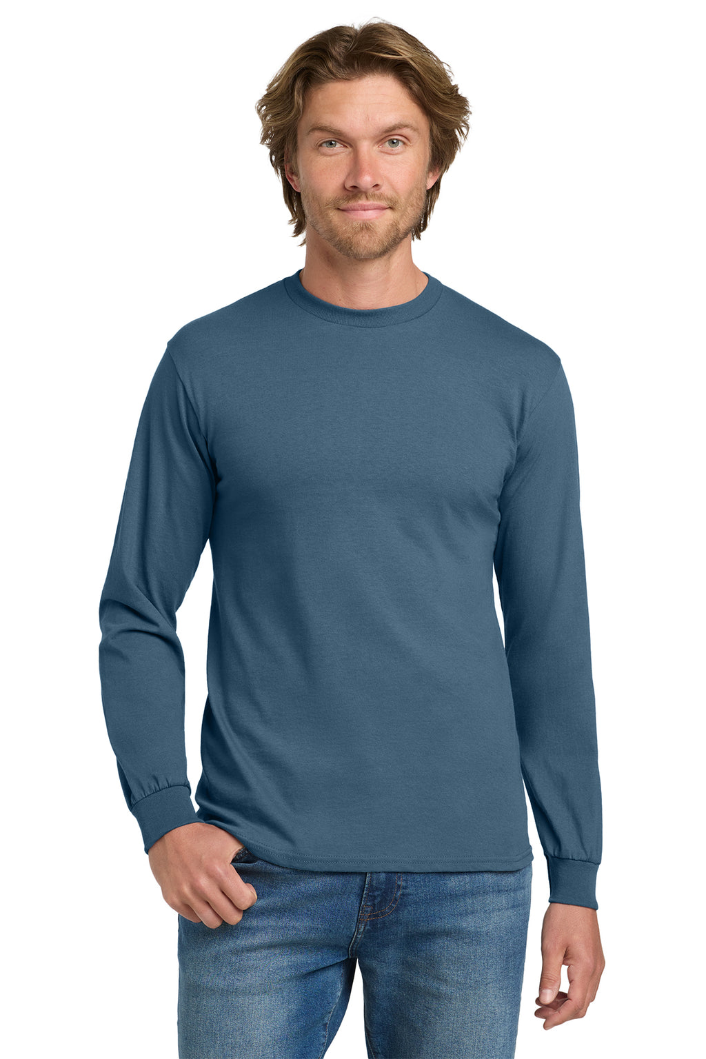 Gildan® Heavy Cotton™ 100% Cotton Long Sleeve T-Shirt