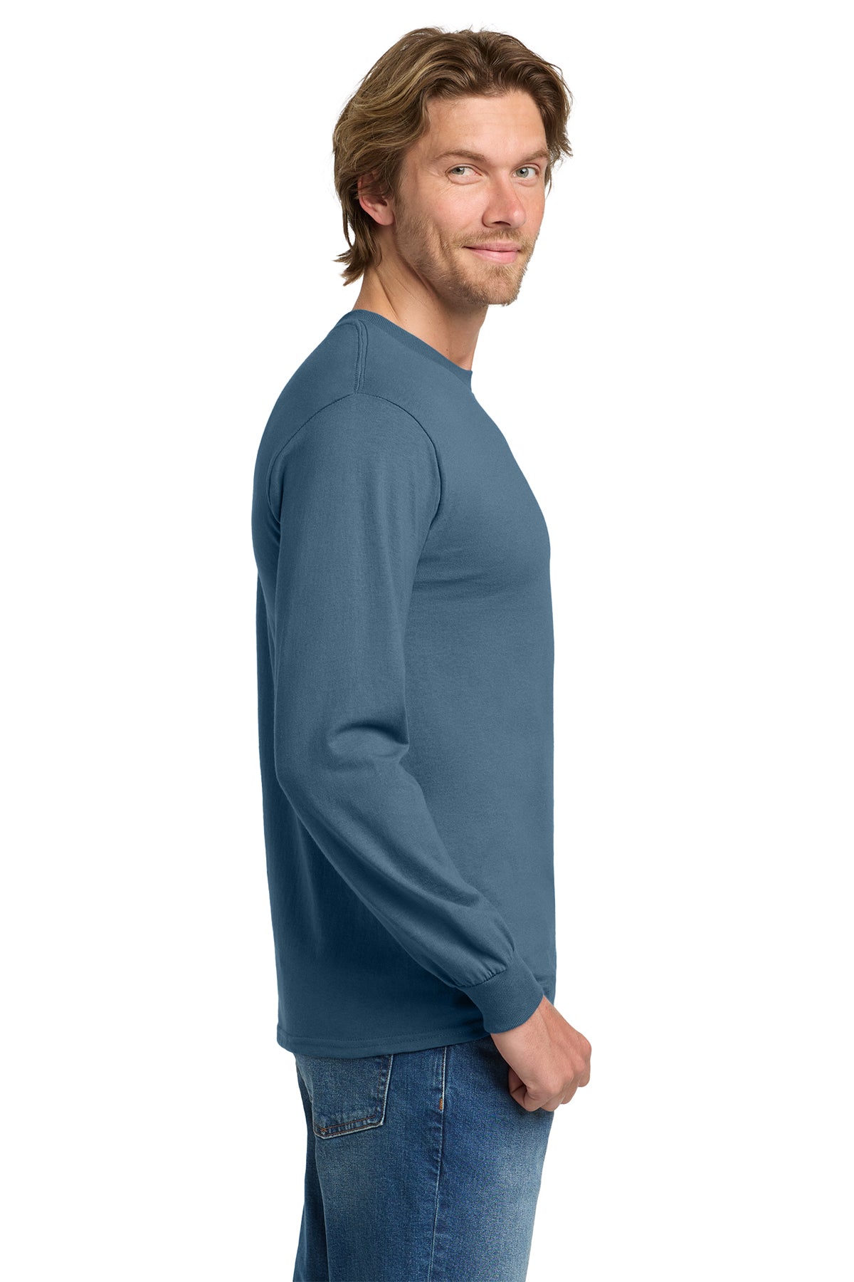 Gildan® Heavy Cotton™ 100% Cotton Long Sleeve T-Shirt