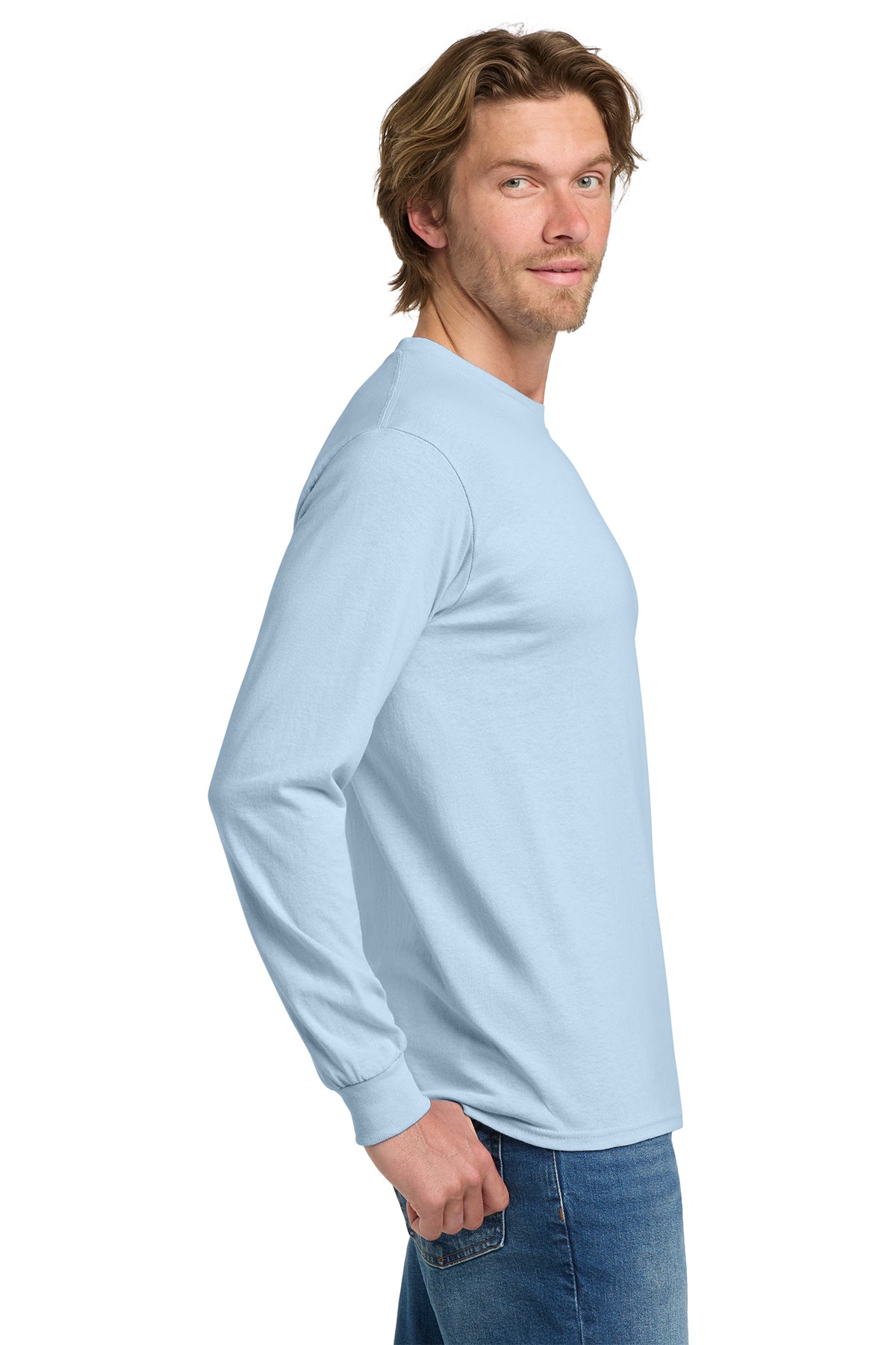 Gildan® Heavy Cotton™ 100% Cotton Long Sleeve T-Shirt
