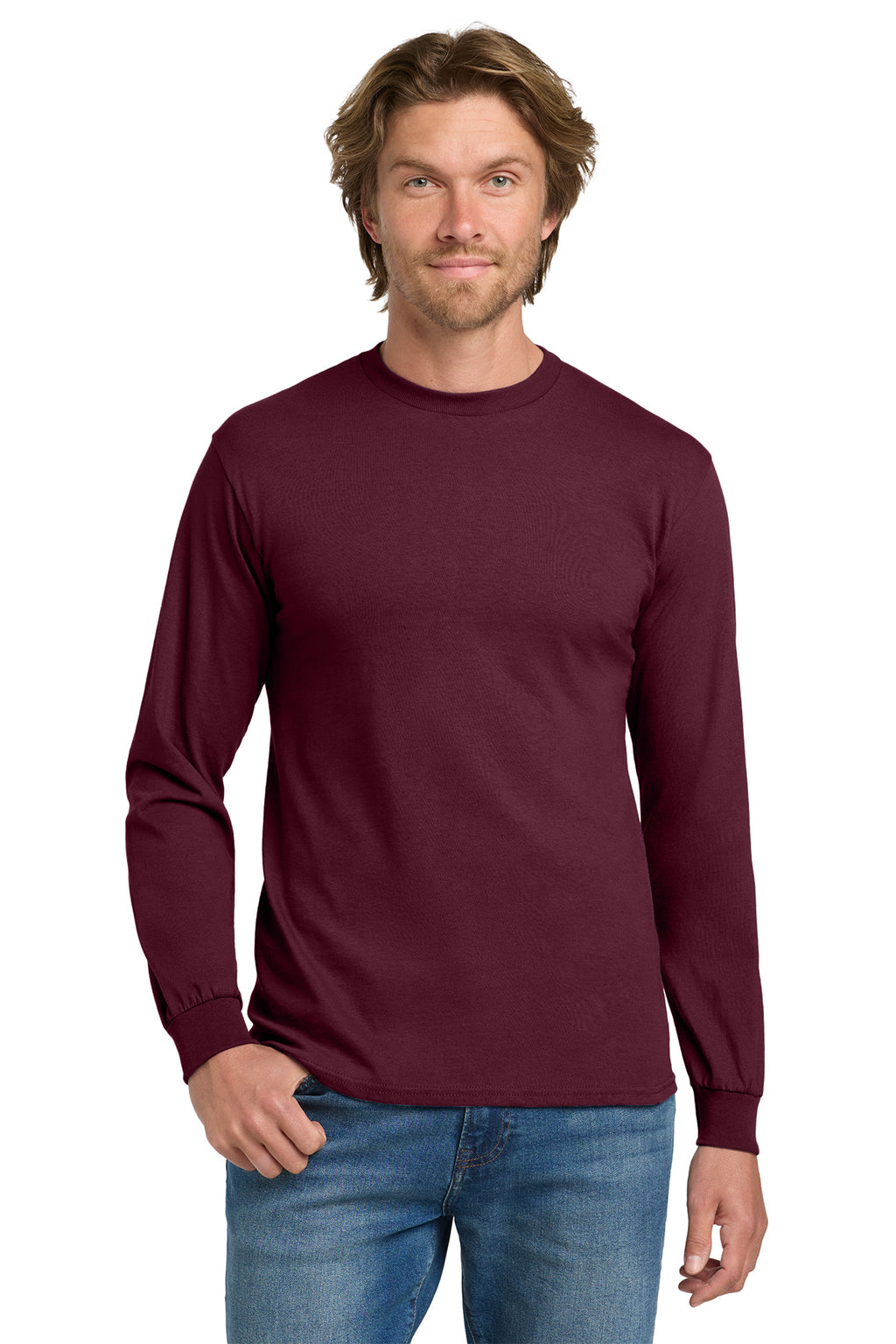 Gildan® Heavy Cotton™ 100% Cotton Long Sleeve T-Shirt