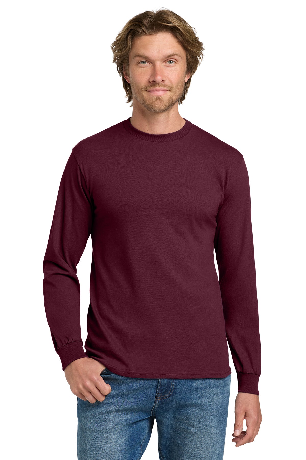 Gildan® Heavy Cotton™ 100% Cotton Long Sleeve T-Shirt