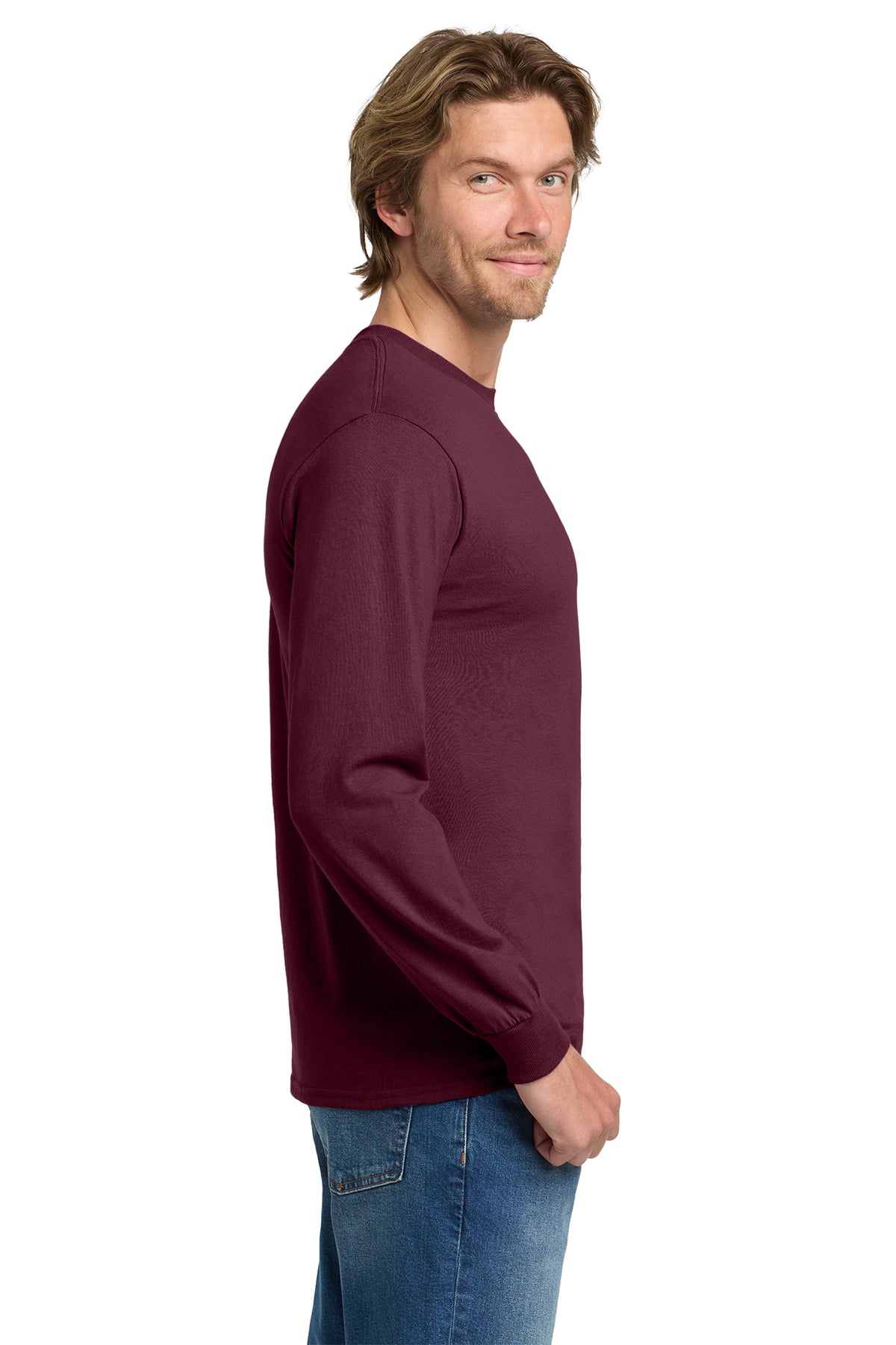 Gildan® Heavy Cotton™ 100% Cotton Long Sleeve T-Shirt