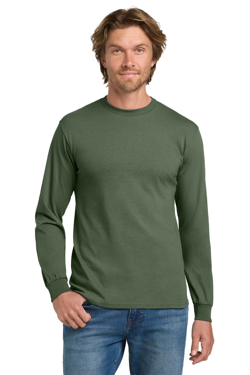 Gildan® Heavy Cotton™ 100% Cotton Long Sleeve T-Shirt