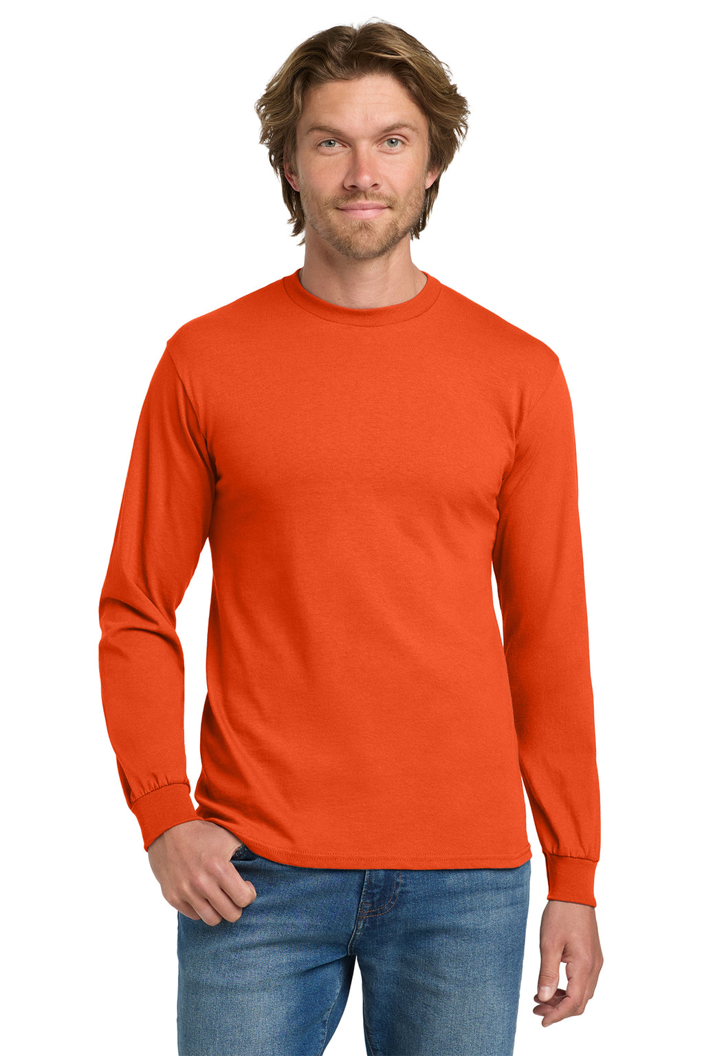 Gildan® Heavy Cotton™ 100% Cotton Long Sleeve T-Shirt