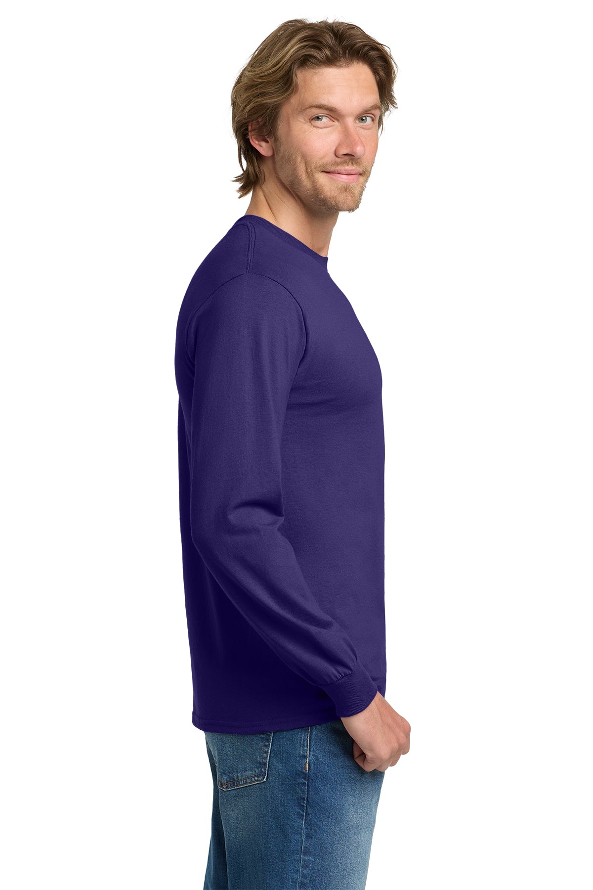 Gildan® Heavy Cotton™ 100% Cotton Long Sleeve T-Shirt
