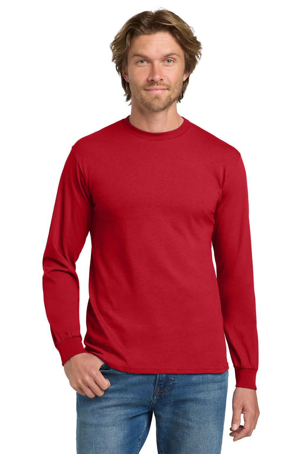 Gildan® Heavy Cotton™ 100% Cotton Long Sleeve T-Shirt