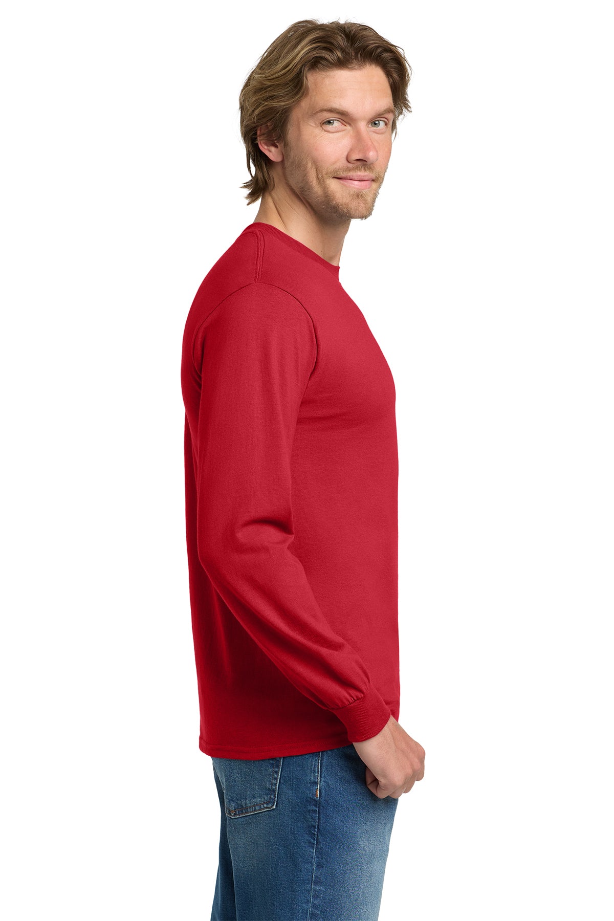 Gildan® Heavy Cotton™ 100% Cotton Long Sleeve T-Shirt