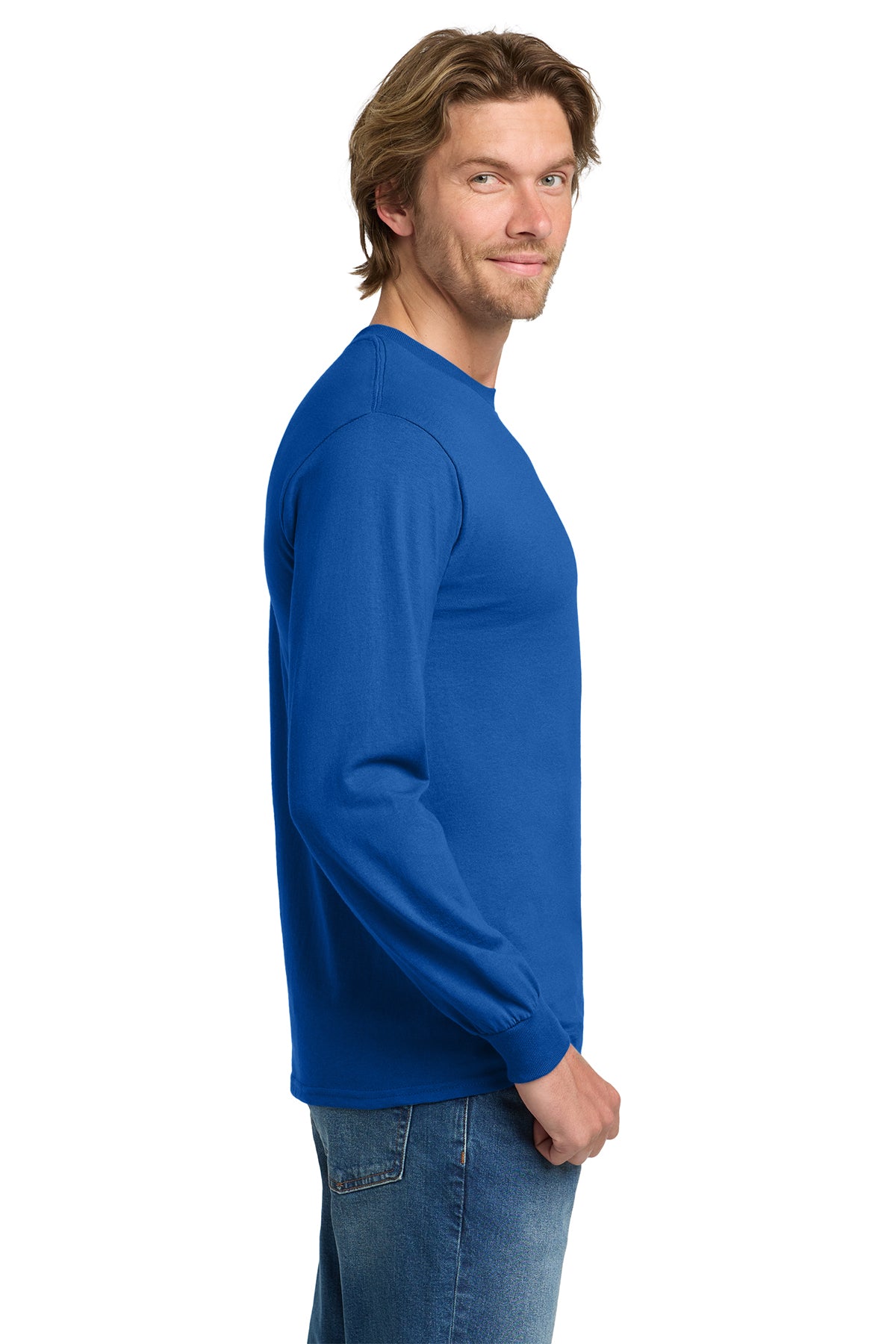 Gildan® Heavy Cotton™ 100% Cotton Long Sleeve T-Shirt