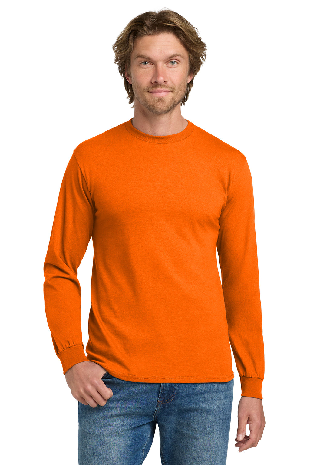 Gildan® Heavy Cotton™ 100% Cotton Long Sleeve T-Shirt