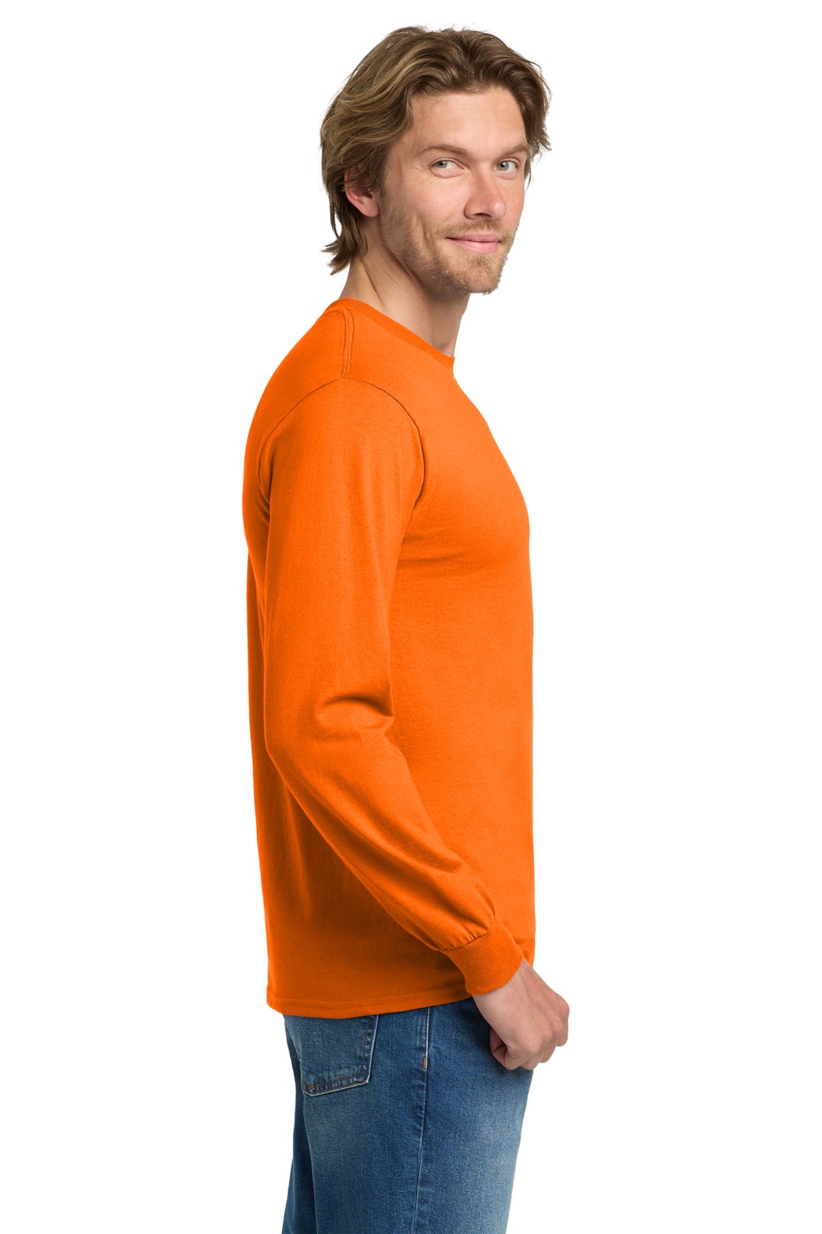 Gildan® Heavy Cotton™ 100% Cotton Long Sleeve T-Shirt