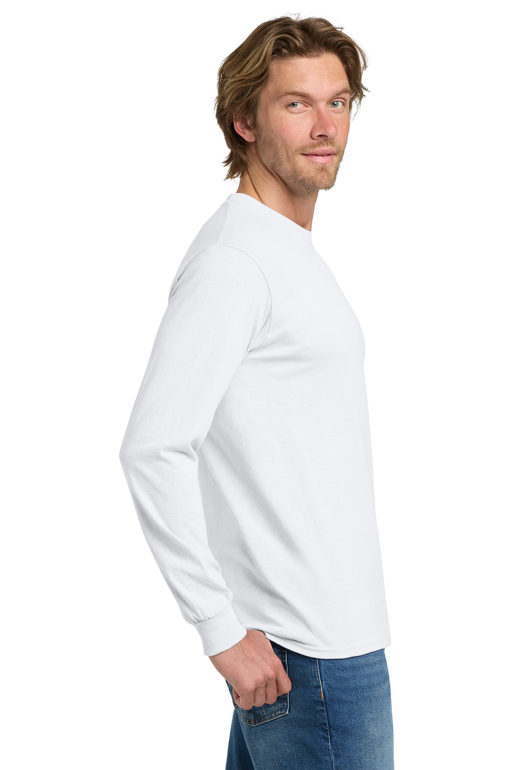 Gildan® Heavy Cotton™ 100% Cotton Long Sleeve T-Shirt