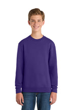 Port & Co™ Youth Core Fleece Crewneck Sweatshirt
