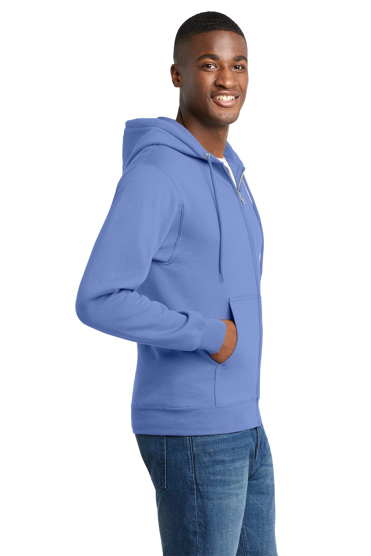 Port & Co™ Core Fleece Full-Zip Hooded Sweatshirt