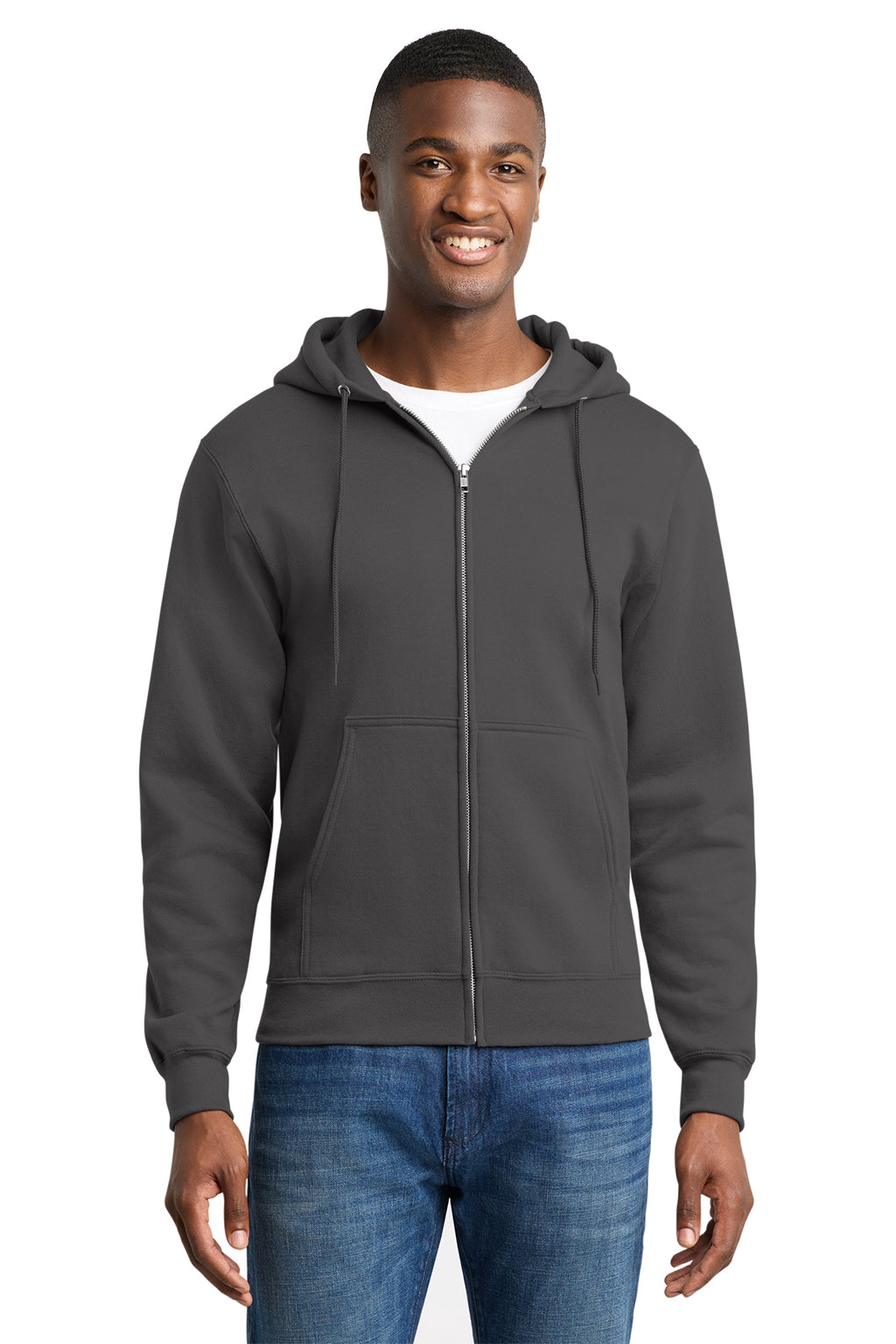 Port & Co™ Core Fleece Full-Zip Hooded Sweatshirt