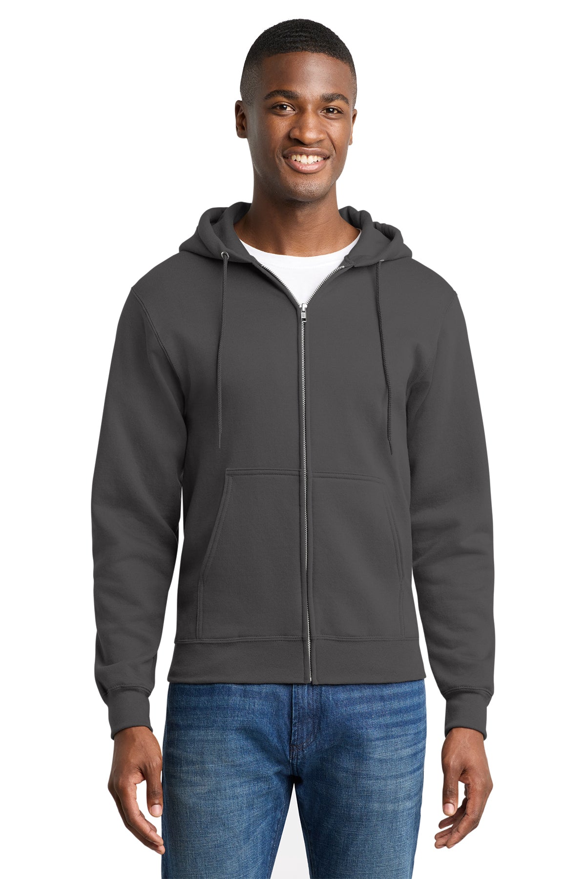 Port & Co™ Core Fleece Full-Zip Hooded Sweatshirt