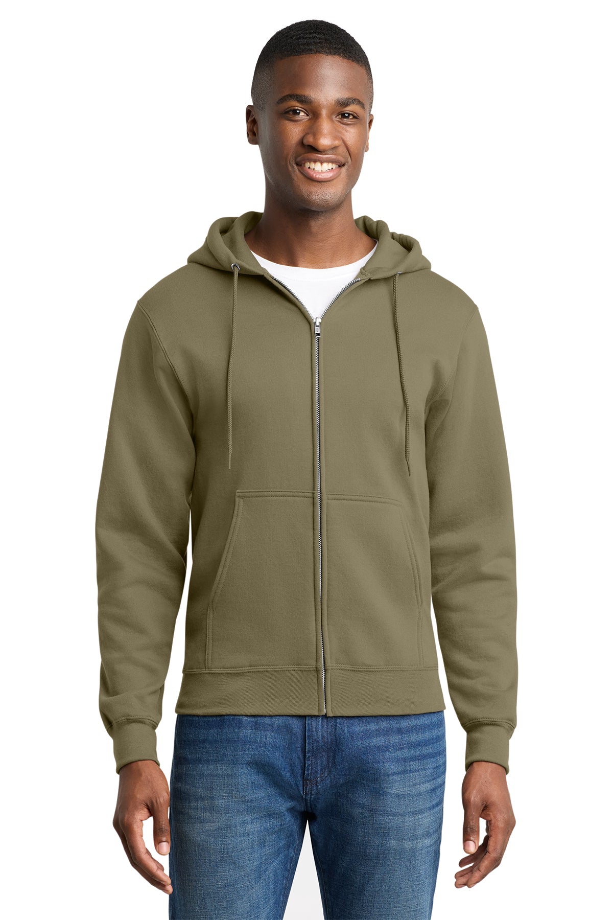 Port & Co™ Core Fleece Full-Zip Hooded Sweatshirt