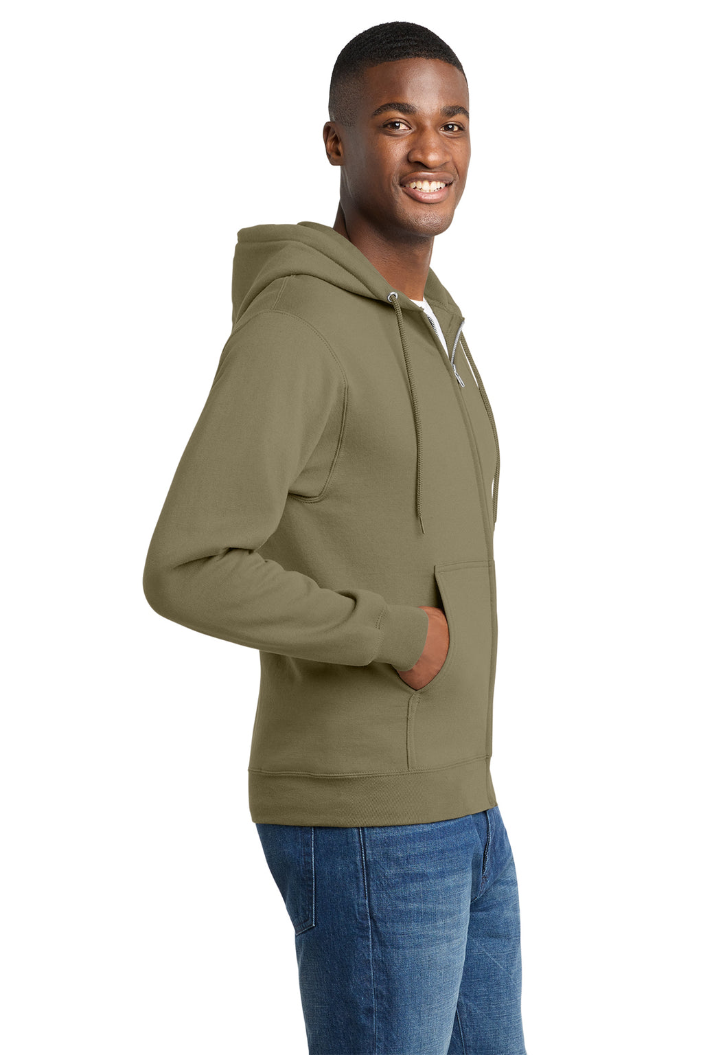 Port & Co™ Core Fleece Full-Zip Hooded Sweatshirt