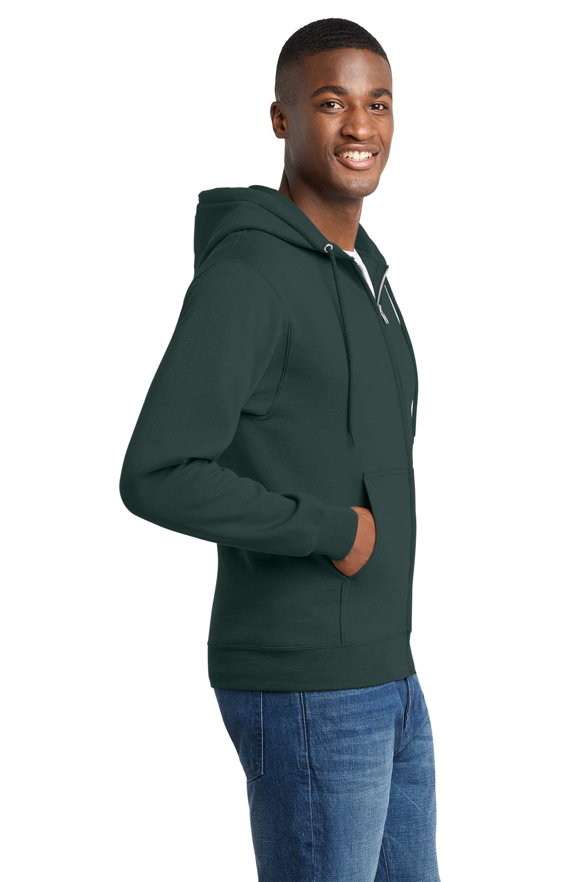 Port & Co™ Core Fleece Full-Zip Hooded Sweatshirt