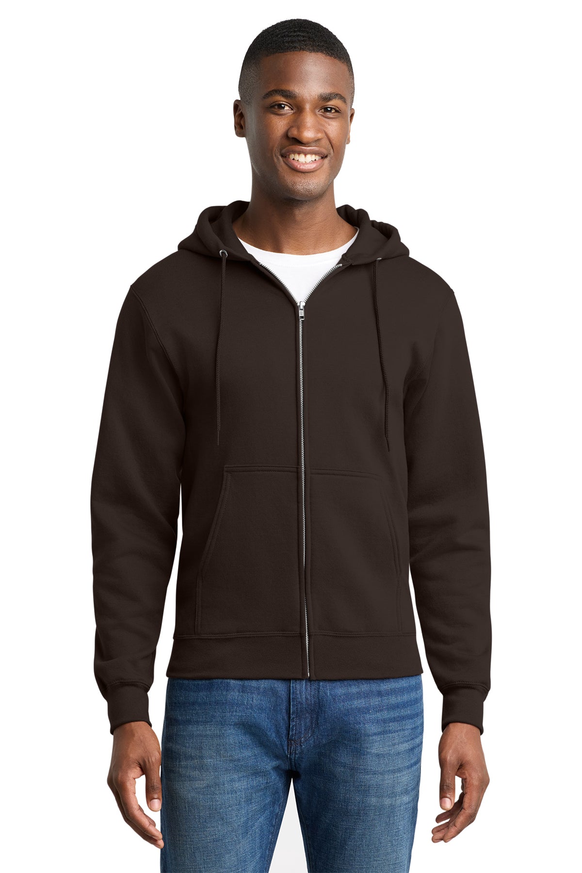 Port & Co™ Core Fleece Full-Zip Hooded Sweatshirt