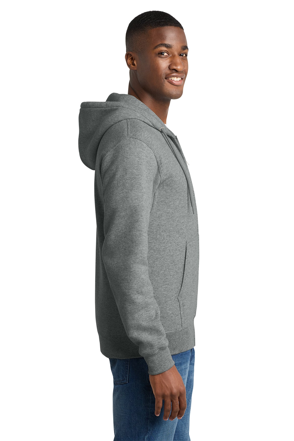 Port & Co™ Core Fleece Full-Zip Hooded Sweatshirt