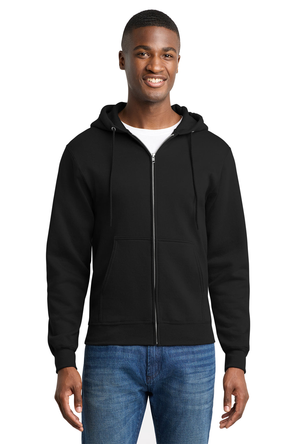 Port & Co™ Core Fleece Full-Zip Hooded Sweatshirt