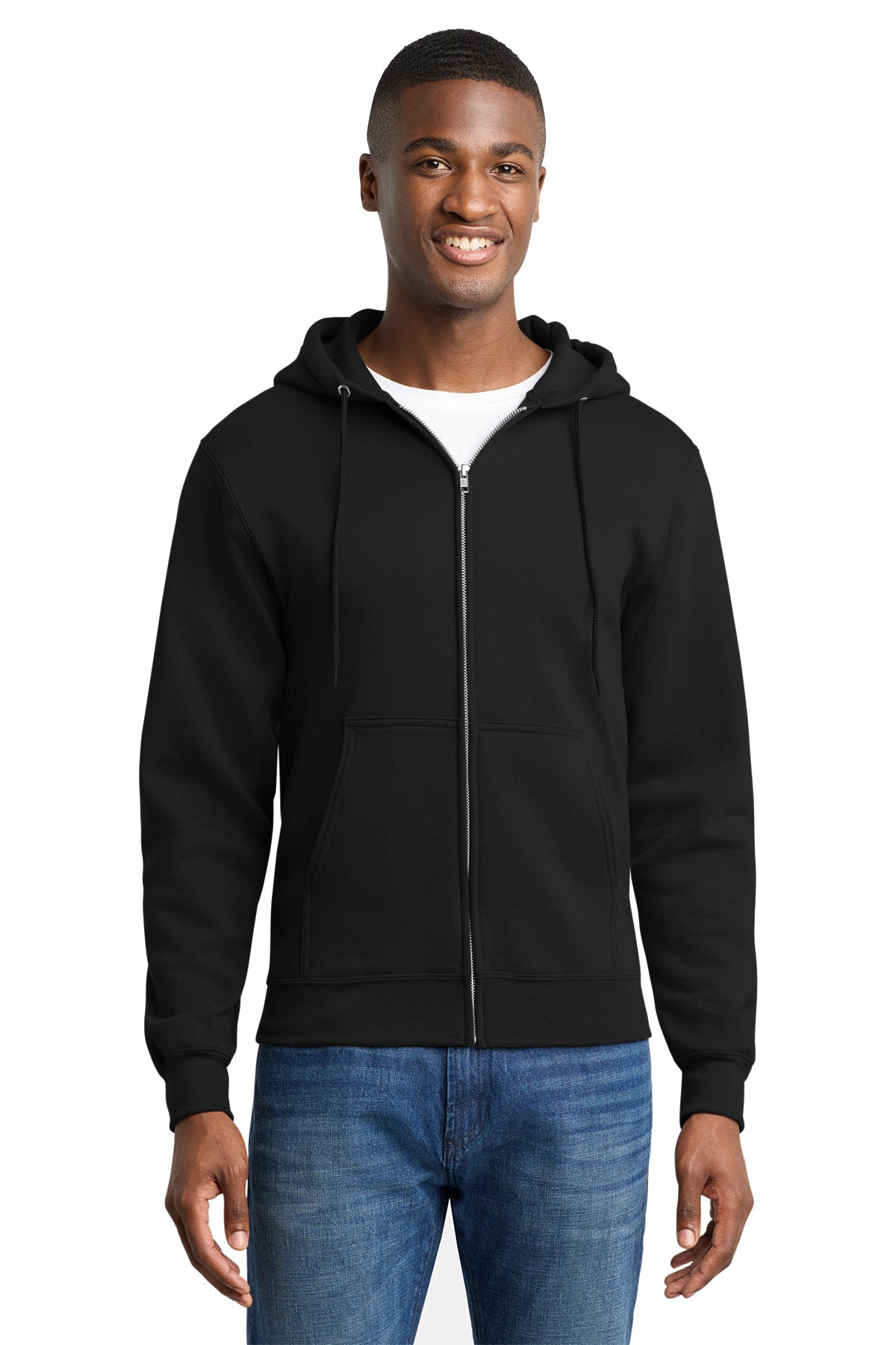 Port & Co™ Core Fleece Full-Zip Hooded Sweatshirt