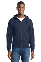 Port & Co™ Core Fleece Full-Zip Hooded Sweatshirt