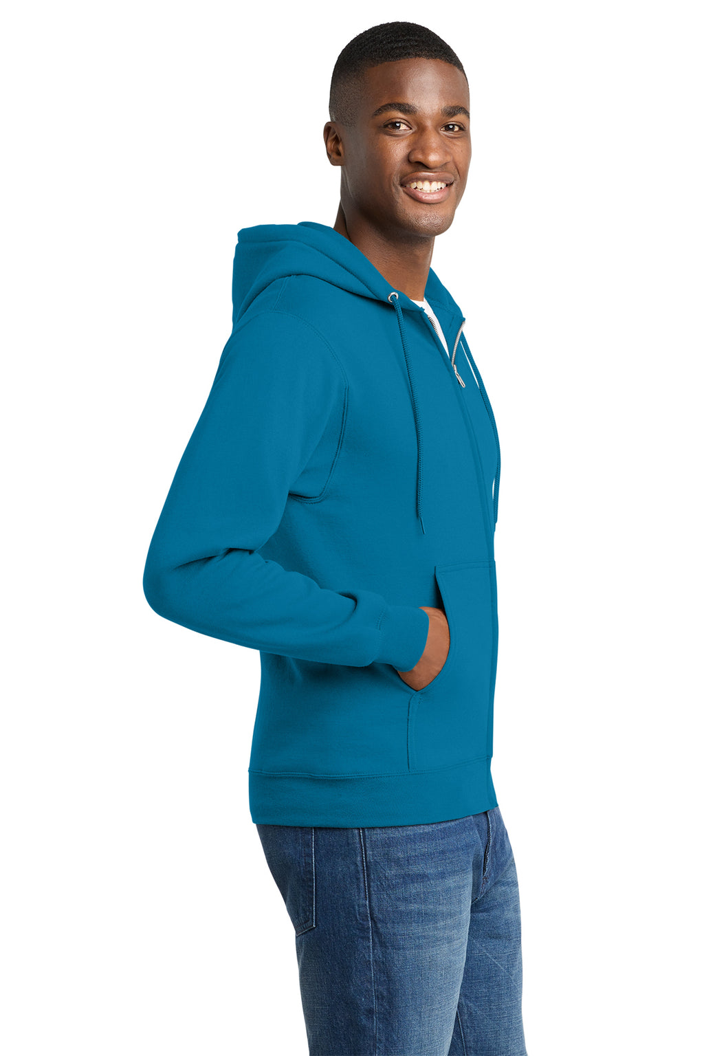 Port & Co™ Core Fleece Full-Zip Hooded Sweatshirt