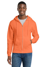 Port & Co™ Core Fleece Full-Zip Hooded Sweatshirt