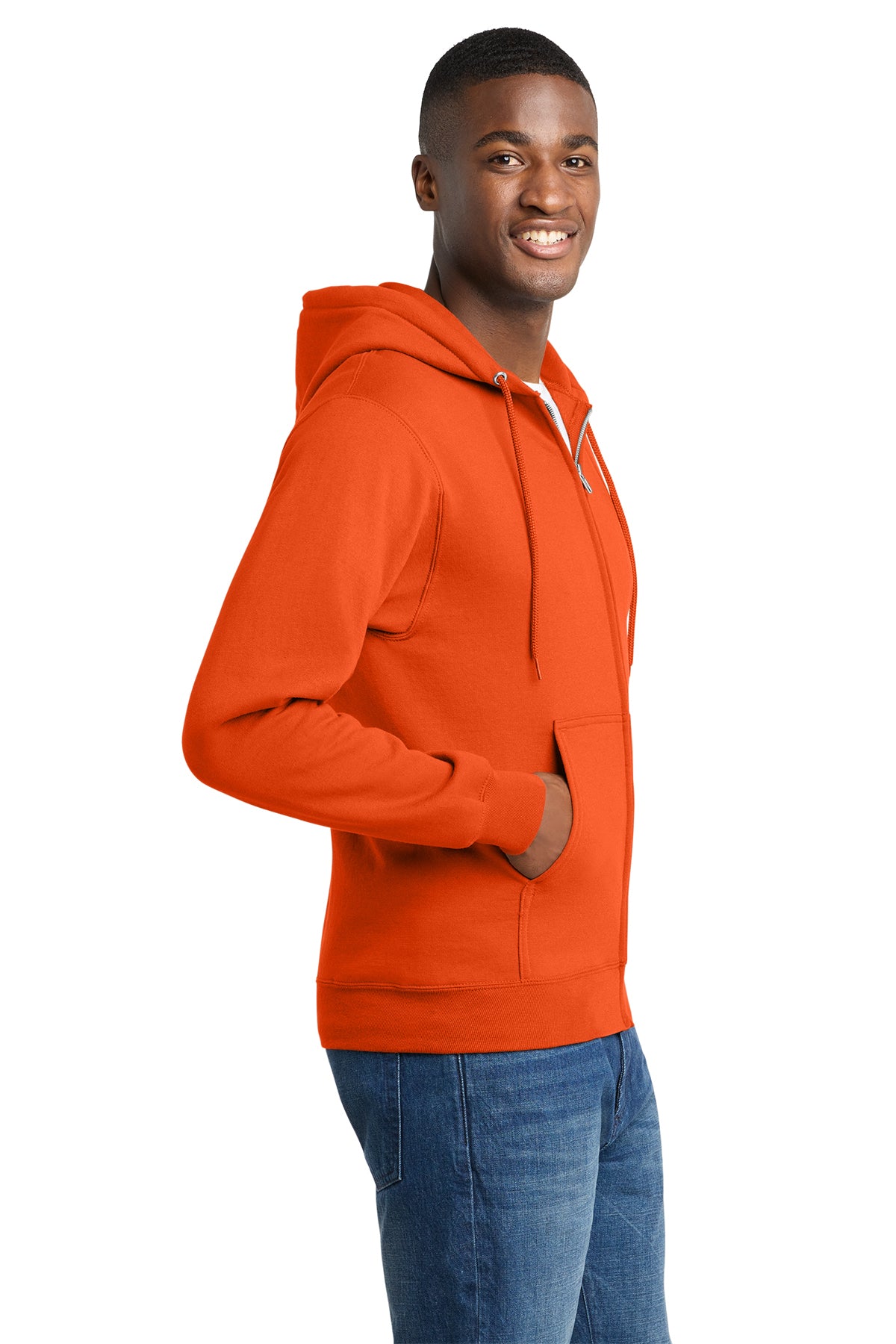 Port & Co™ Core Fleece Full-Zip Hooded Sweatshirt